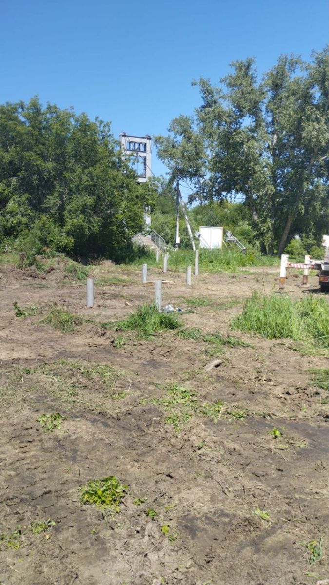 Подрядчик объяснил длительную паузу на стройплощадке набережной в Рубцовске